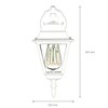 Outdoor Applique Wall Lamp "Tirol" / Garden Lantern / Outdoor