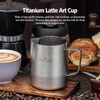 Boundless Voyage Titanium Espresso Steaming Pitcher Titanium Milk Frother Cup