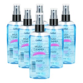 Sanitizador Y Limpiador De Brochas 120 Ml - 6 Piezas