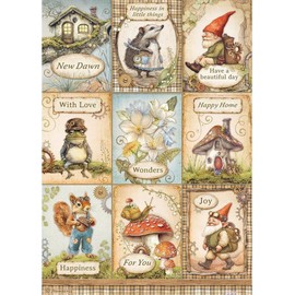 Stamperia A4 Rice Paper for Decoupage - Hidden Grove Cards