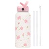 Water Bottle 32 Oz for Travelers Insulated Metal Bottle with