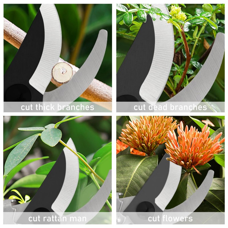 2Pcs Pruning Shears, Heavy Duty Pruning Shears, Garden Pruning Shears,