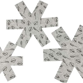 Pads Divider Pan and Set of Protectors 12 of Keep Scratches Pot Kitchenware Kitchen, Dining & Bar Placemats with Name (as Shows, One Size)