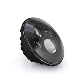 Eagle Lights 8700B 7" LED Headlight for Harley Davidson and Indian Motorcycles - Generation I/Black Kit/No Installation Accessories