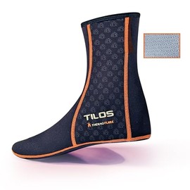Tilos 1mm Thermoflare Fleece Neoprene Socks - Hypoallergenic, Non-Slip, Durable Water Socks for Diving, Snorkeling, Water Aerobics & More