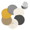 Tmtop Coasters, Absorbent Coasters, Heat Resistant, Set of 6, Diameter