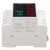 Voltmeter Ammeter 4 Digit Display DIN Rail Mount Single Phase