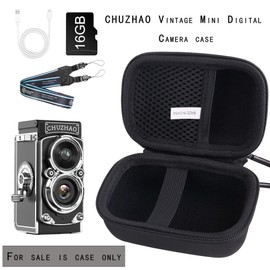 JINMEI Hard EVA Carrying Storage Case Compatible with CHUZHAO Mini Retro Digital Camera, Portable TLR Style Twin-Lens Vintage Camera Protective Travel storage box