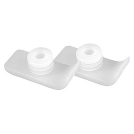 Glide Ski Walker Tips - White - pair