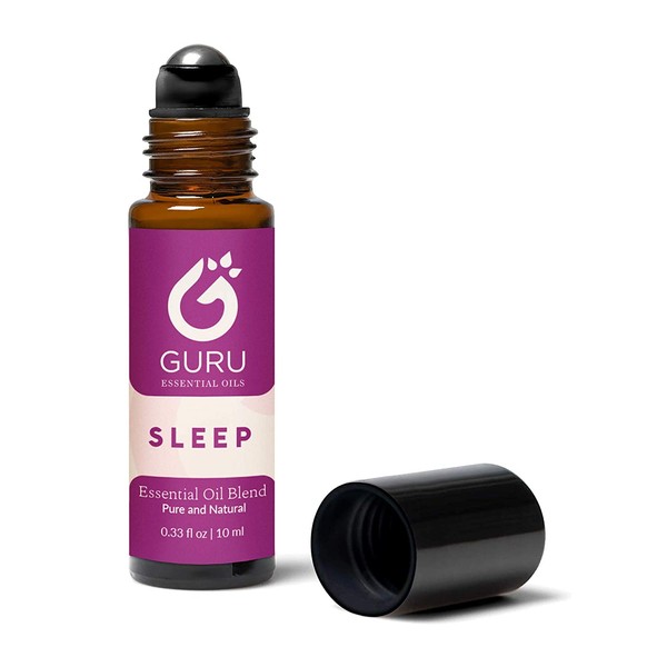 GURU | Sleep Essential Oil Roll-On - Better Sleep & Helps Relieve Insomnia - 100% Pure Therapeutic Grade - Leak Proof & Ready to Roll