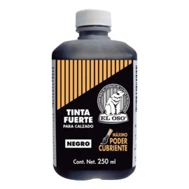 Tinta Fuerte El Oso Negra 250ml 8045
