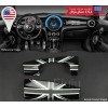 SDeelCase Gray Union Jack UK Flag Dashboard Panel Cover For