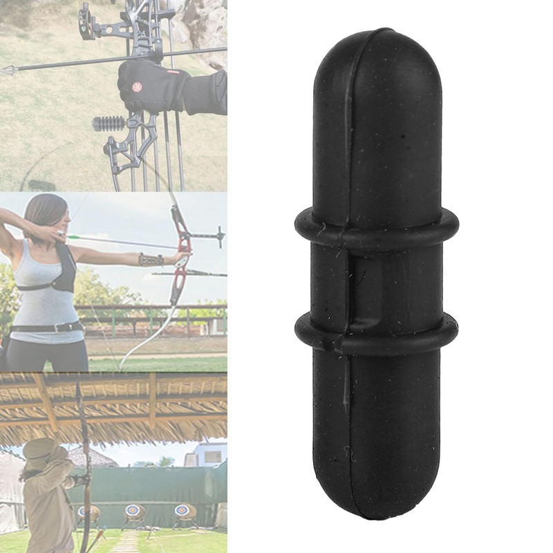 6PCS Rubber Archery Shock Absorber Bow Stabilizer Compound Bow Shooting