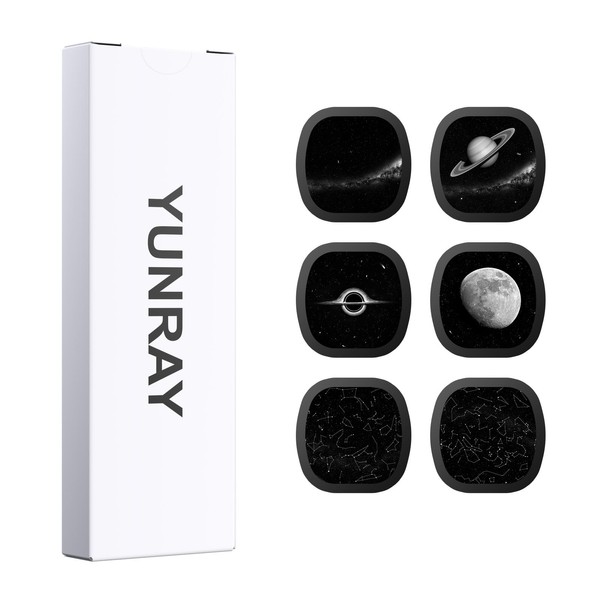 YUNRAY Realistic Starry Sky Slide Set, 5K Ultra HD Discs