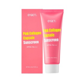Oget Pink Collagen Capsule Sunscreen 40ml