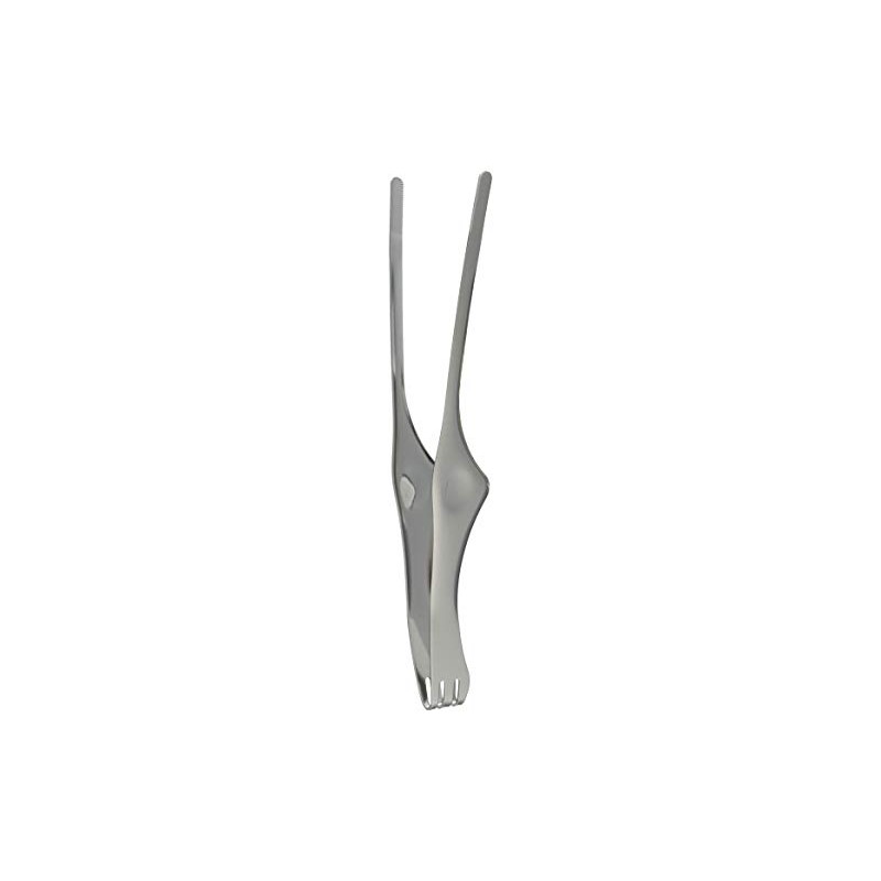 Pearl Metal C-3478 Grilled Meat Tongs, Stainless Steel, Light Power,
