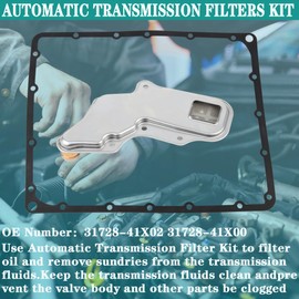 YzusGomumu RE4R03A Automatic Transmission Filters Kit Compatible with 1989-2008 Nissan Pathfinder Frontier Xterra D21 Pickup Infiniti J30 M30 Q45 2.4L 3.0L 3.3L 4.5L Replaces 31728-41X02 ‎31728-41X00