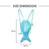 Xlabor Mermaid Drawstring Children Girls Tail Sequins Backpack Magic Reversible