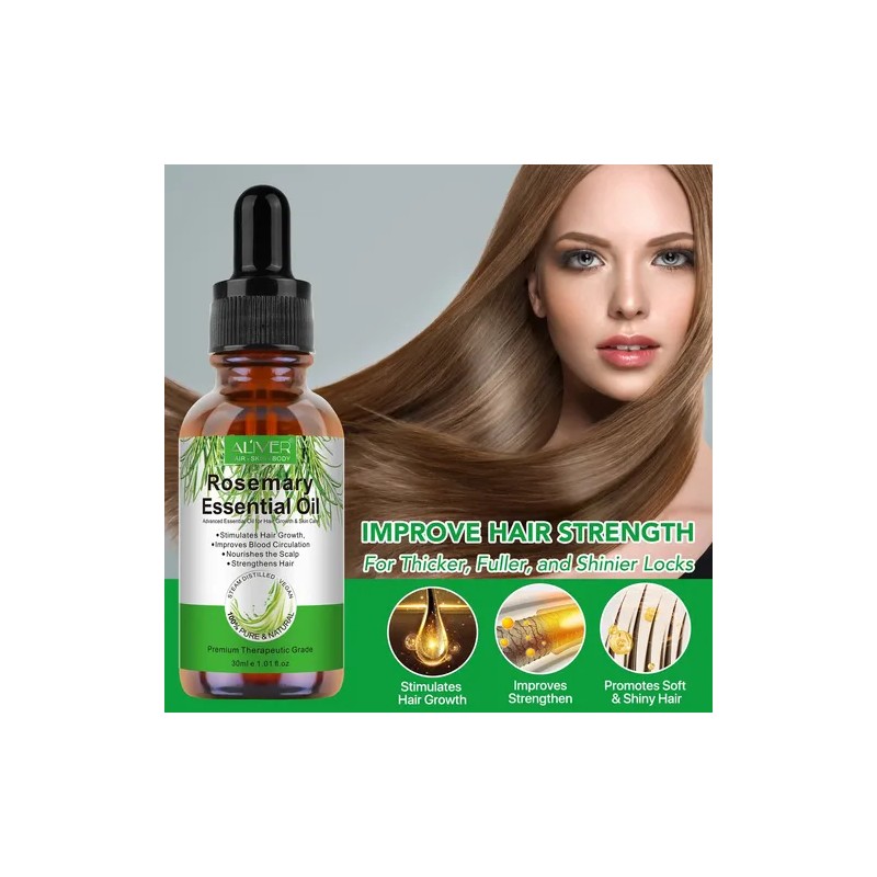 Aceite De Romero + Crecimiento Capilar Anticaida | Kit 2