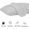 R&Z Plain Dyed Luxury Polycotton Housewife New 2 x Pillow