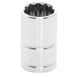PERFORMANCE TOOL W38812 Wilmar 3/8 in. Dr. 12 mm 12pt Socket
