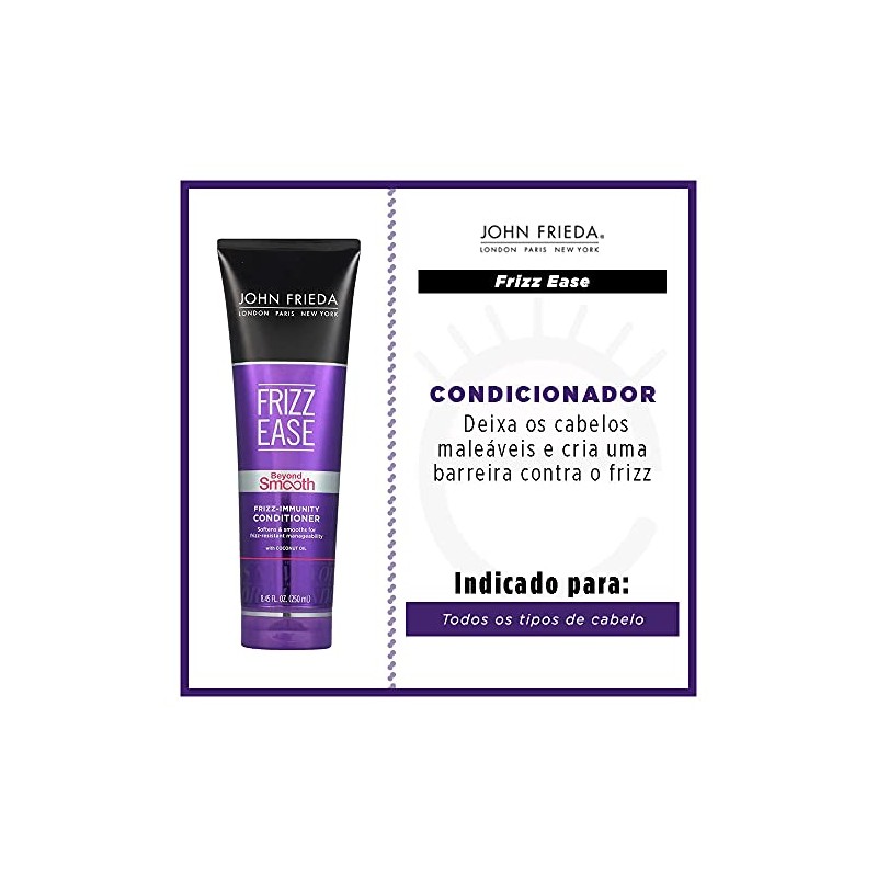 John Frieda Frizz Ease Beyond Smooth Frizz-Immunity Conditioner, 8.45 Ounces