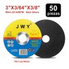 Disco De Corte Para Metal Acero Inox 3 75mm 50