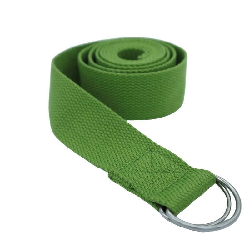 VLFit High Density Yoga Blocks Yoga D-Ring Cotton Stretch Band