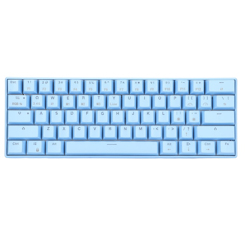 READSON Mechanical Keyboard 61 Keys RGB 3 Modes Support Wireless