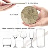 SEPTYK Middle Earth Map Pattern Coasters for Drinks with Holder