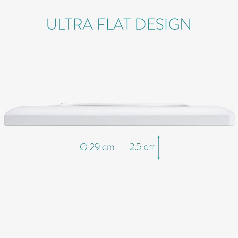 Navaris LED Ceiling Light with Backlight - Dimmable - 18