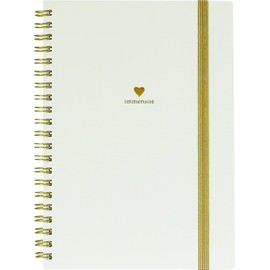 Lab Clip Notes A5 Horizontal Ruled Camille , whites