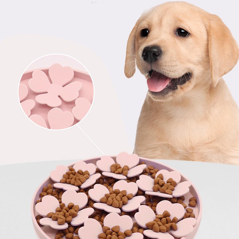 Cat Pet Silicone Slow Food Mat with Suction Cup Cat
