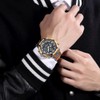 GOLDEN HOUR Luxury Stainless Steel Analog Digital Watches for Men