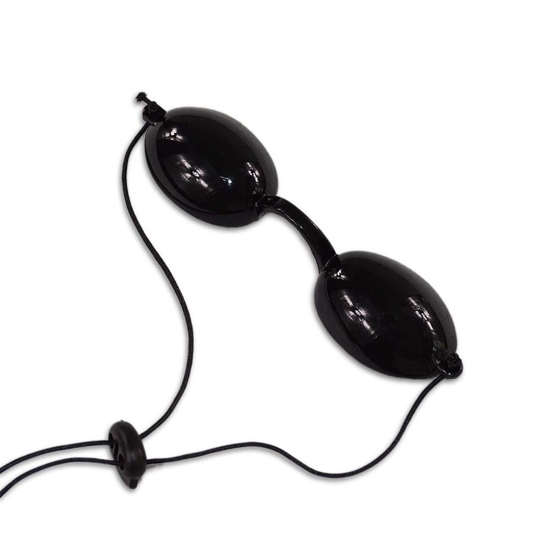 Purinko Blackout Goggles, Laser Goggles, Eye Protector, Eyebrow Protection Glasses,