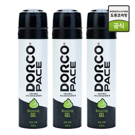 Dorco Face Moisturizing Shaving Gel 210ml x3 / 도루코  페이스 모이스처라이징 쉐이빙젤 210ml x3개