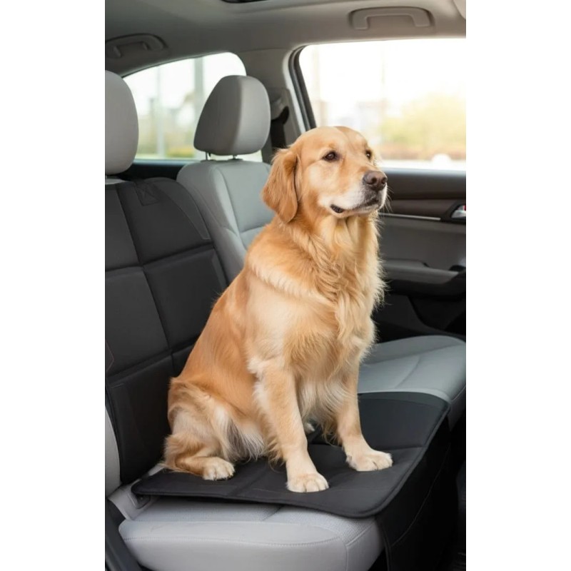 F Protector De Silla De Coche Con Bolsillos Negro Z