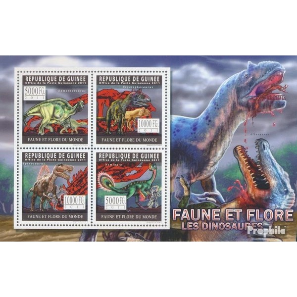 Prophila Collection Guinea 8299-8302 Miniature Sheet (Complete Edition) Mint NH