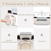 Benaton Pack of 2 Button Furniture Lock, 15-18 mm Push