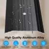 Orechic 4″Wide Sturdy Thicken Aluminum Threshold Strip, Stylish Floor Transition