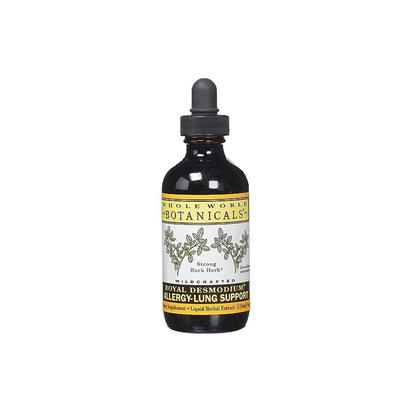 Whole World Botanicals Royal Desmodium Allergy Lung Support -- 4