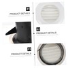 SHOWERORO 2Pcs Round Air Vent Louver for Air Conditioner Ceiling