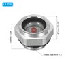PATIKIL Luft Kompressor Öl Schauglas 3 Packung M16x1.5 Außengewinde Aluminium