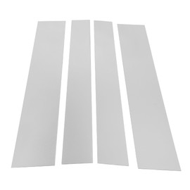 TUCKBOLD Door Pillar Window Trim for Toyota Sequoia 2008-2014 Anti Scratch Sticker Pillar Posts Door Outer Exterior Cover Chrome Silver Tone 4 Pcs