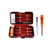 13-Piece VDE Insulated Magnetic Screwdriver Set, 1000V Rated, Interchangeable Handle