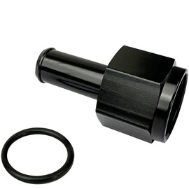10 AN Female to 3/8 Hose Barb Push-on Fitting Aluminum Fuel Line Adapters Pipe Anodized Black