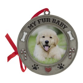 FINE PHOTO GIFTS My Fur Baby Pewter Photo Ornament & Picture Frame