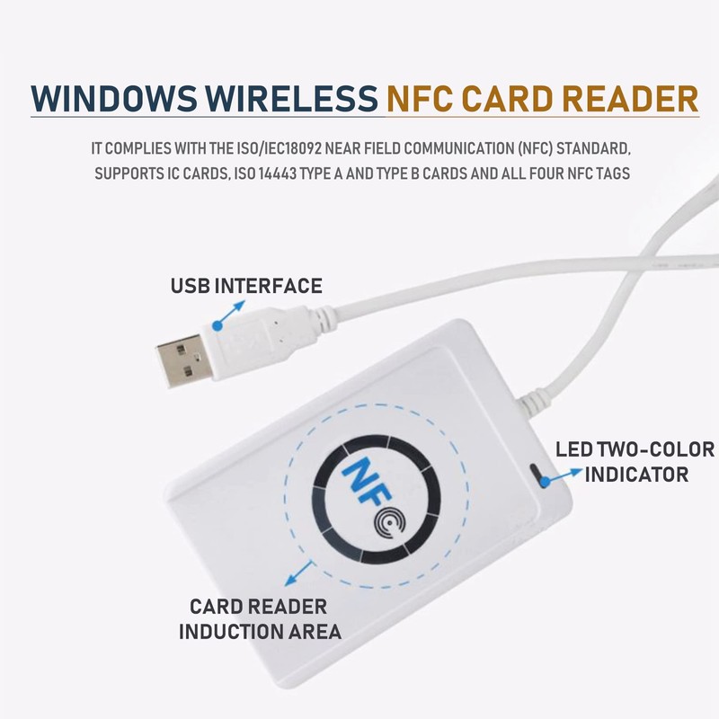 KUNLONGSKY USB NFC Card Reader Writer ACR122U-A9 China Contactless RFID