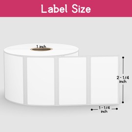 StickerTag 12 Rolls 2.25" x 1.25" Direct Thermal Labels, Shipping Labels Compatible with Zebra, Rollo, Munbyn Thermal Printers for Mailing Postage Address Barcode