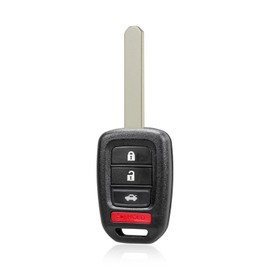 TA-VIGOR Keyless Entry Remote Control Car Key Fob 433MHz Compatible with Honda Civic 2016 2017 2018 2019 2020 with Honda Accord 2016 2017, ID47 Chip 4 Button for MLBHLIK6-1TA 35118-T2A-A60